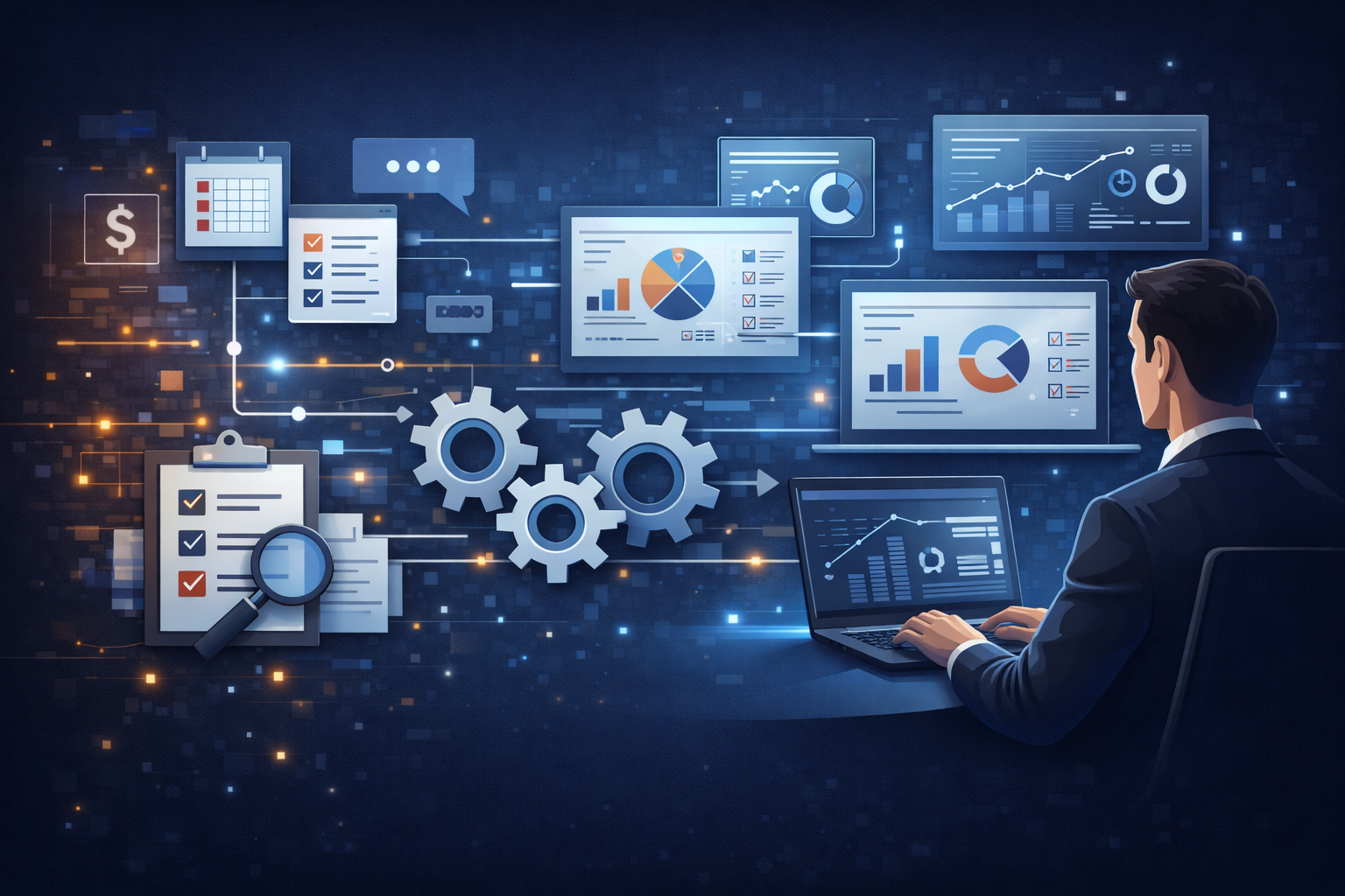 Copiloto operativo para negocios con agenda CRM y mensajería en un solo sistema